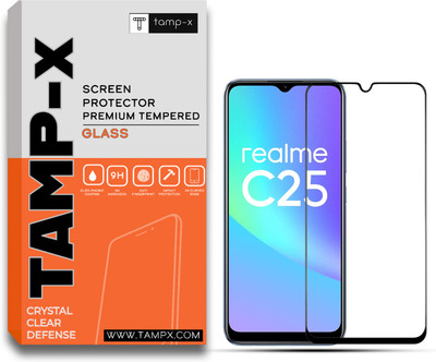 TAMP-X Tempered Glass Guard for Realme C25(Pack of 1)