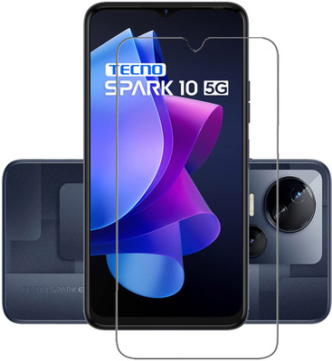 INFINITYWORLD Tempered Glass Guard for Tecno Spark 10 5G(Pack of 1)