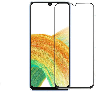 1DOLLAR Edge To Edge Tempered Glass for Samsung Galaxy A33 5G-(Edge to Edge Coverage) (with Easy Installation Kit) Touch Sensitive, Tempered Glass, Anti-Shatter, Scratch Resistant, Bubble Proof(Pack of 1)