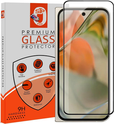 STP FEEL Tempered Glass Guard for Google Pixel 9 Pro Fold 5G Advanced Black Border Screen Protector Guard(Pack of 1)