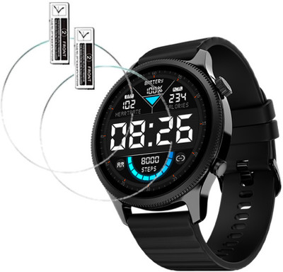 MUTAALI Tempered Glass Guard for NoiseFit Evolve 4 Smartwatch(Pack of 2)
