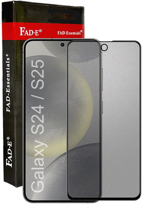 FAD-E Tempered Glass Guard for Samsung Galaxy S25 5G, Samsung Galaxy S24 (6.2 inch), Samsung Galaxy S25 (Matte)(Pack of 1)