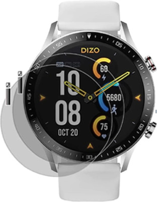 DOWRVIN Tempered Glass Guard for Dizo watch R Talk go smartwatch tempered glass (pack of 2)(Pack of 2)