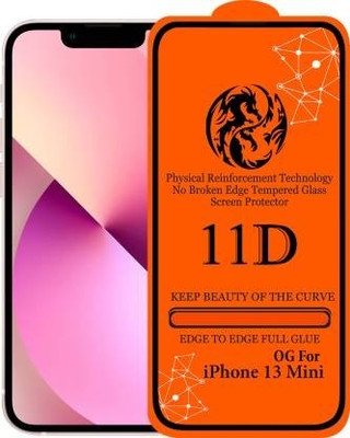 FlipSmartGuard Edge To Edge Tempered Glass for Apple Iphone 13 Mini(Pack of 1)