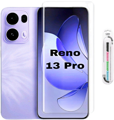 GORILLA PRO PLUS Tempered Glass Guard for Reno 13 Pro 5G Tempered Glass Oppo Reno 13 Pro Screen Guard For Reno 13 Pro 5G Tempered Glass & Cable Protector(Pack of 1)