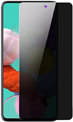 ELEF Tempered Glass Guard for Samsung Galaxy A51 Full Coverage Anti-Spy 9H Hardness Screen Protector(Pack of 1)