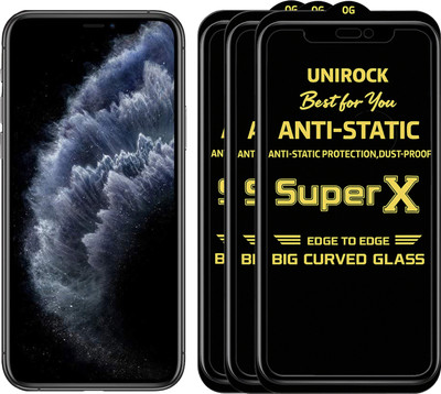 Unirock Tempered Glass Guard for Apple iphone 11 Pro(Pack of 3)