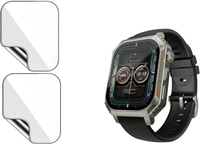 MUTAALI Tempered Glass Guard for Hammer Conquer 2.02 Smartwatch(Pack of 2)
