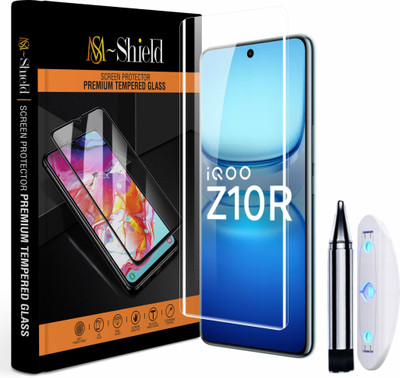 MS-Shield Tempered Glass Guard for iQOO Z10R 5G, Advanced HD+ Curved UV Gorilla Glass Protection(Pack of 1)