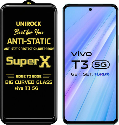 Unirock Tempered Glass Guard for vivo T3 5G(Pack of 1)