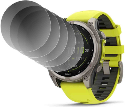 daffin Tempered Glass Guard for Garmin Fenix 8 Solar(Pack of 5)