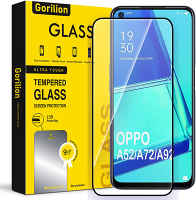 Gorilion Tempered Glass Guard for Oppo A52(Pack of 1)