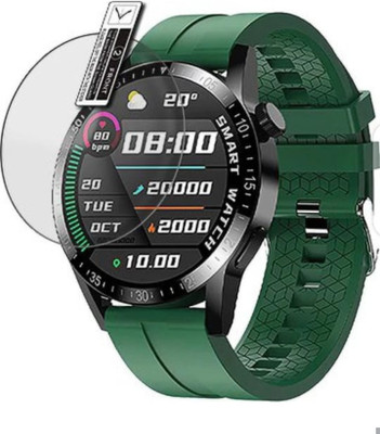 KHWABEEDA Tempered Glass Guard for FIRE -BOLTT TALK PRO SMART WATCH TEMPERED GLASS(Pack of 1)
