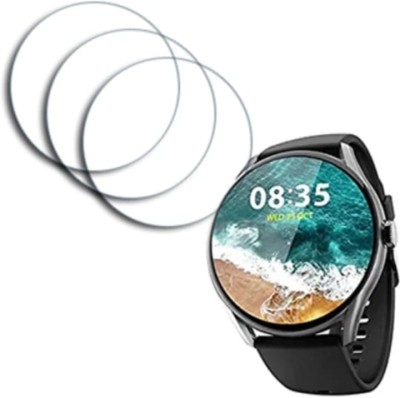 KHWABEEDA Tempered Glass Guard for BEATXP VEGA 1.43 SMART WATCH TEMPERED GLASS (PACK OF 3)(Pack of 3)