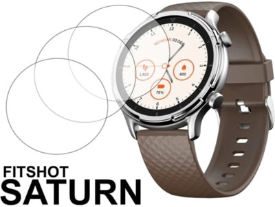 KHWABEEDA Tempered Glass Guard for Fitshot Saturn smart watch ( pack of 3)(Pack of 3)