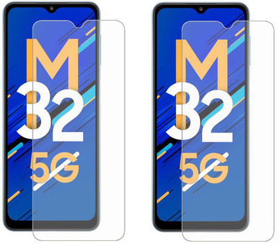 FeeZ Tempered Glass Guard for Samsung Galaxy M32 5G(Pack of 2)
