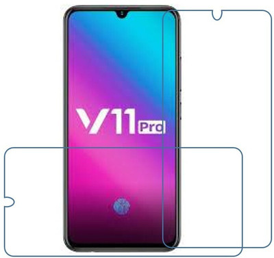 Fit size Impossible Screen Guard for plastic vivo v11 pro fiber tempered glass(Pack of 1)