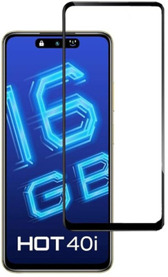 ALFA URBAN Tempered Glass Guard for Infinix Hot 40i Edge To Edge HD+ Tempered Glass Full Screen Coverage with Easy Installation(Pack of 1)