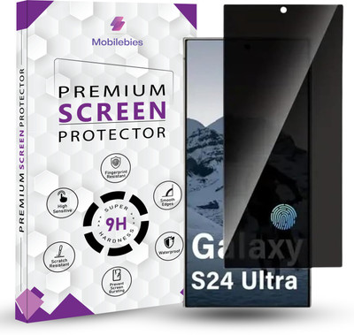 Mobilebies Tempered Glass Guard for Samsung S24 Ultra Privacy Screen Protector(Pack of 1)