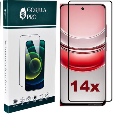 GORILLA PRO Tempered Glass Guard for Realme 14X 5G(Pack of 1)