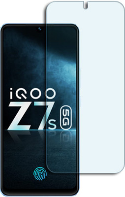 SOMTONE Tempered Glass Guard for vivo iQOO Z7s ANTI-BLUE TEMPERED GLASS(Pack of 1)