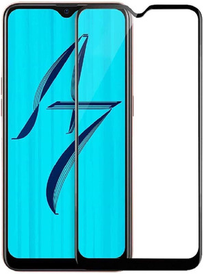 NaturalBuy Edge To Edge Tempered Glass for Oppo A7, Vivo Y91, Y93, Y95-Top Notch Edge to Edge Full Screen Coverage [Anti-Scratch] [9H Gorilla] [Free Cleaning Kit Included](Pack of 1)