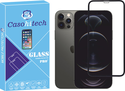 casohitech Tempered Glass Guard for Apple iPhone 12 Pro (3PCS)(Pack of 3)