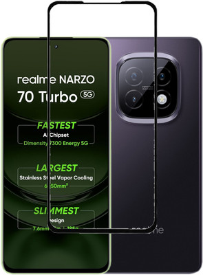 ECMERED Tempered Glass Guard for REALME NARZO 70 TURBO 5G, REALME NARZO 70 TURBO, realme narzo 70 turbo 5g, realme narzo 70 turbo(Pack of 1)