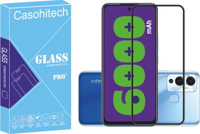 casohitech Tempered Glass Guard for Infinix Hot 12 Play (2PCS)(Pack of 2)