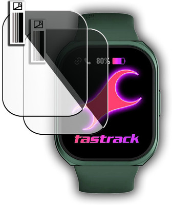 daffin Tempered Glass Guard for Fastrack Revoltt FS1+(Pack of 2)