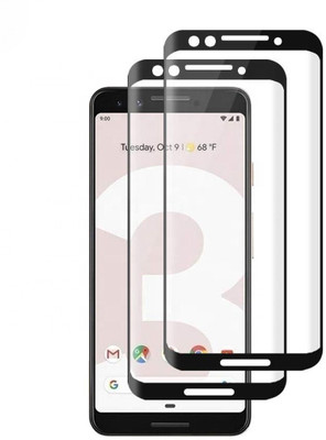 ctel Tempered Glass Guard for google pixel 3, GOOGLE PIXEL 3 full(Pack of 2)