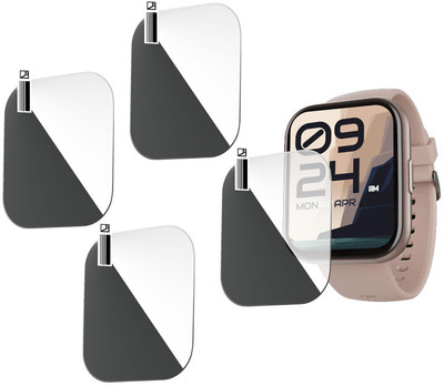 HIDEOUS Tempered Glass Guard for boAt Wave Neo Plus(Pack of 4)