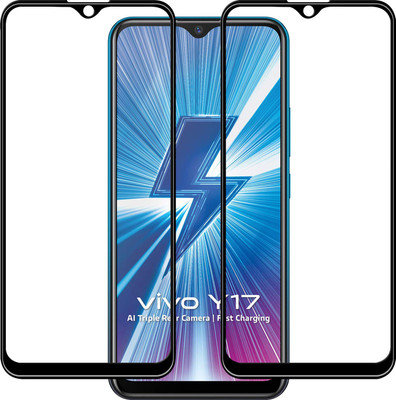 Qyist Tempered Glass Guard for Vivo Y17(Pack of 2)