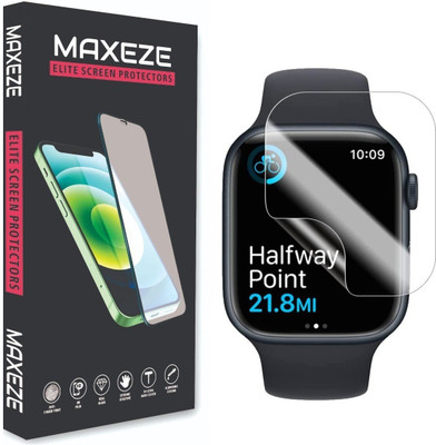 MAXEZE Tempered Glass Guard for Apple Watch Series 7 41mm(Pack of 1)