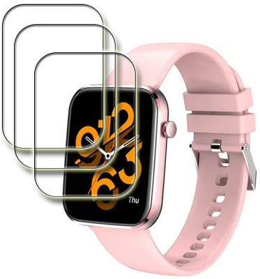 MUTAALI Tempered Glass Guard for French Connection FCZ15 smart watch(Pack of 3)