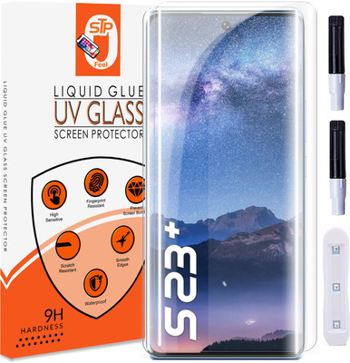 Maxboost Tempered Glass Guard for Xiaomi Mi 11 Ultra, Itel S23 Plus, Lava Agni 2 5G Premium UV Tempered Glass Protector(Pack of 2)