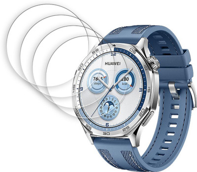 ARBAN Tempered Glass Guard for Huawei Watch GT 5 1.43 inch SMARTWATCH SCREEN GUARD | Anti-Scratch | Edge to Edge Full Coverage | 9H Hardness(Pack of 4)