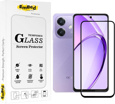 EmBed Tempered Glass Guard for Oppo A3 4G(Pack of 1)