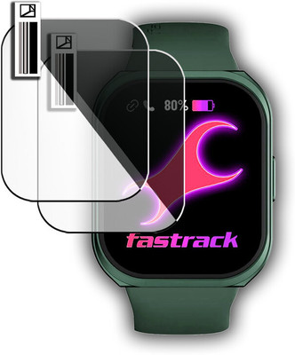 daffin Tempered Glass Guard for Fastrack Revoltt FS1+(Pack of 2)