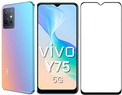 Caseworm Tempered Glass Guard for Vivo Y75 5G edge to edge 11D screen guard(Pack of 1)