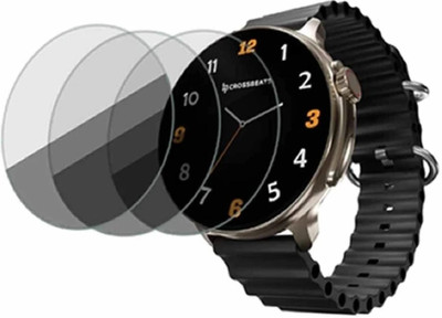 DB Tempered Glass Guard for CROSSBEATS AURA SMART WATCH (PACK OF 3)(Pack of 3)