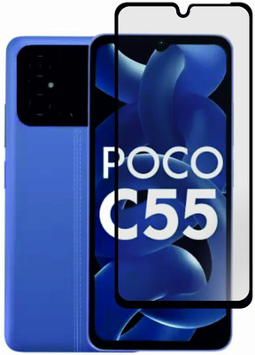 leeon Tempered Glass Guard for Poco C55(Pack of 1)