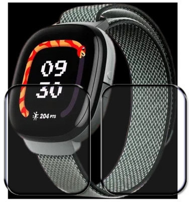 tombik Tempered Glass Guard for 40ff-Fitbit Ace LTE Kids Smartwatch(Pack of 2)