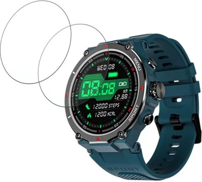 DOWRVIN Tempered Glass Guard for NOISE FORCE RUGGED SMART WATCH TEMPERED GLASS (PACK OF 2)(Pack of 2)
