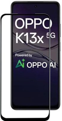 FwellT Edge To Edge Tempered Glass for Oppo K13X 5G(Pack of 1)
