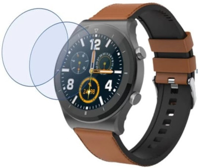KHWABEEDA Tempered Glass Guard for PEBBLE REVO SMART WATCH ( PACK OF 2)(Pack of 2)