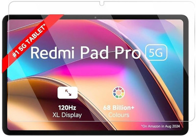 FINCH Tempered Glass Guard for Redmi Pad Pro, Redmi Pad Pro, Redmi Pad Pro 5G(Pack of 1)