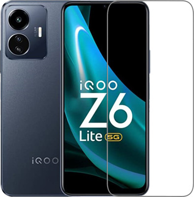 BRENZZ Tempered Glass Guard for iQOO Z6 Lite 5G(Pack of 1)