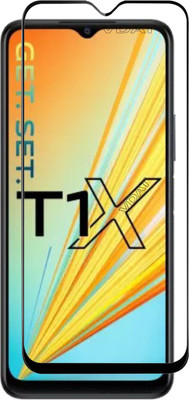 VDAT Edge To Edge Tempered Glass for vivo T1X(Pack of 1)