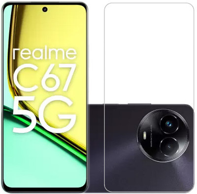 ojucase Tempered Glass Guard for Realme C67 5G(Pack of 1)